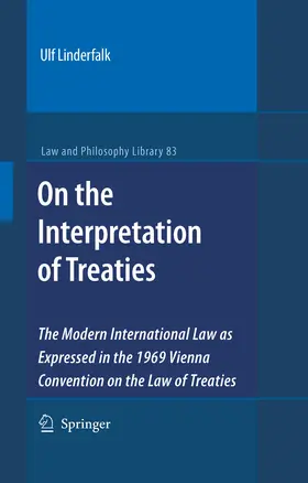 Linderfalk |  On the Interpretation of Treaties | eBook | Sack Fachmedien