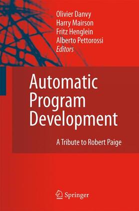 Danvy / Pettorossi / Henglein |  Automatic Program Development | Buch |  Sack Fachmedien