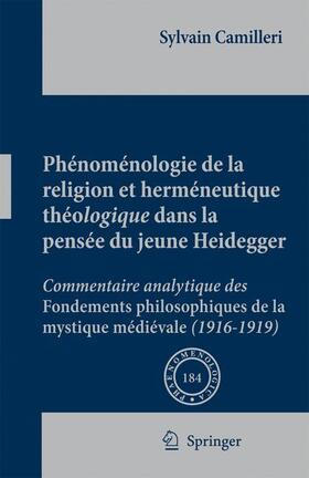Camilleri |  Phénoménologie de la religion et herméneutique théologique dans la pensée du jeune Heidegger | Buch |  Sack Fachmedien