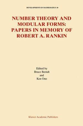 Ono / Berndt |  Number Theory and Modular Forms | Buch |  Sack Fachmedien