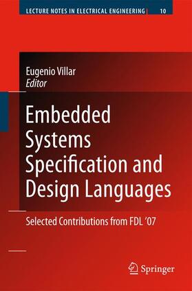 Villar | Embedded Systems Specification and Design Languages | Buch | 978-1-4020-8296-2 | sack.de