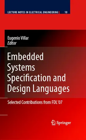 Villar |  Embedded Systems Specification and Design Languages | eBook | Sack Fachmedien