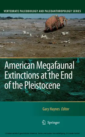 Haynes |  American Megafaunal Extinctions at the End of the Pleistocene | eBook | Sack Fachmedien