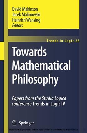 Makinson / Wójcicki / Malinowski |  Towards Mathematical Philosophy | eBook | Sack Fachmedien