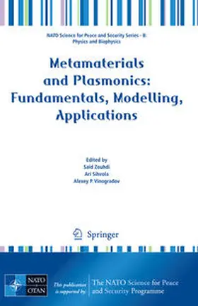 Zouhdi / Sihvola / Vinogradov |  Metamaterials and Plasmonics: Fundamentals, Modelling, Applications | eBook | Sack Fachmedien