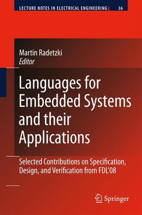 Radetzki |  Languages for Embedded Systems and Their Applications | Buch |  Sack Fachmedien