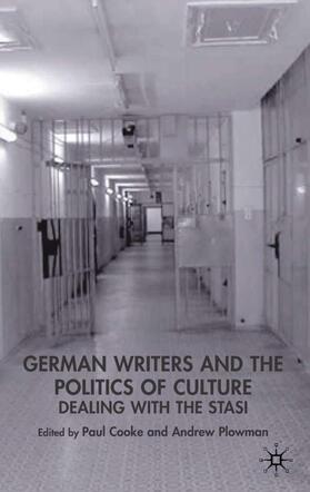 Cooke / Plowman |  German Writers and the Politics of Culture | Buch |  Sack Fachmedien