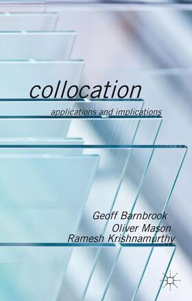 Barnbrook / Mason / Krishnamurthy |  Collocation | Buch |  Sack Fachmedien