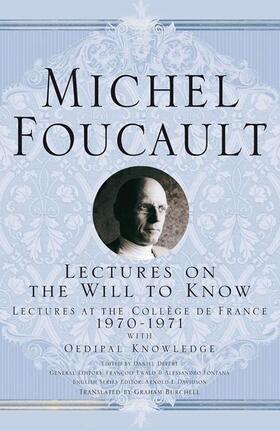 Foucault / Davidson |  Lectures on the Will to Know | Buch |  Sack Fachmedien