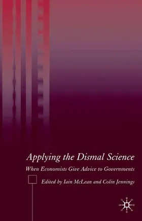 McLean / Jennings |  Applying the Dismal Science | Buch |  Sack Fachmedien