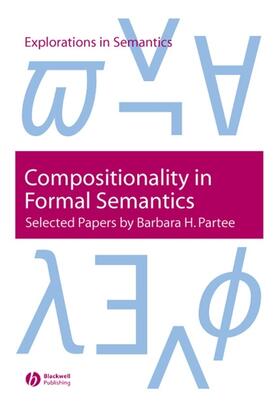 Partee |  Compositionality in Formal Semantics | Buch |  Sack Fachmedien