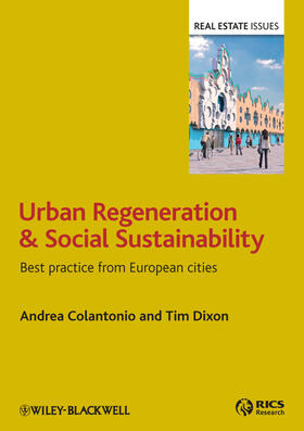 Colantonio / Dixon |  Urban Regeneration and Social Sustainability | Buch |  Sack Fachmedien