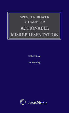 Handley |  Spencer Bower & Handley: Actionable Misrepresentation | Buch |  Sack Fachmedien