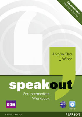 Clare |  Speakout Pre Intermediate Workbook no Key and Audio CD Pack | Buch |  Sack Fachmedien