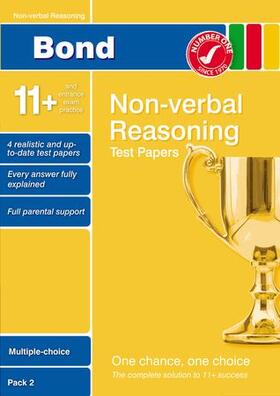 Primrose |  Bond 11+ Test Papers Non-Verbal Reasoning Multiple Choice Pack 2 | Buch |  Sack Fachmedien