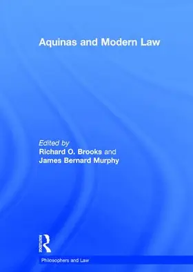 Murphy / Brooks |  Aquinas and Modern Law | Buch |  Sack Fachmedien