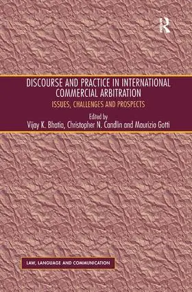 Candlin / Bhatia |  Discourse and Practice in International Commercial Arbitration | Buch |  Sack Fachmedien