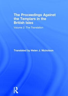 Nicholson |  The Proceedings Against the Templars in the British Isles | Buch |  Sack Fachmedien