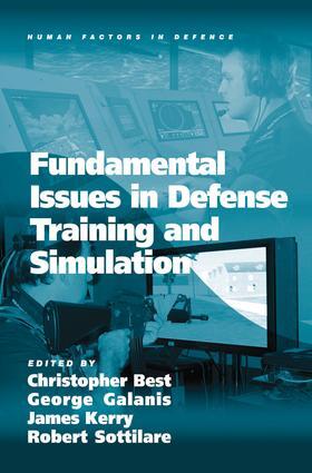 Galanis / Best / Sottilare |  Fundamental Issues in Defense Training and Simulation | Buch |  Sack Fachmedien