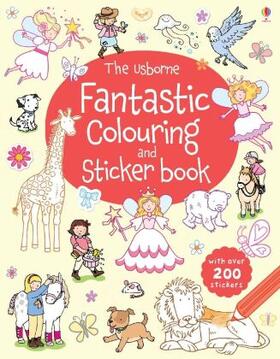 Greenwell |  The Usborne Fantastic Colouring and Sticker Book | Buch |  Sack Fachmedien