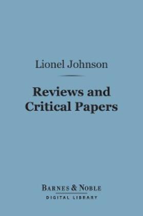 Johnson |  Reviews and Critical Papers (Barnes & Noble Digital Library) | eBook | Sack Fachmedien