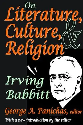 Babbitt |  On Literature, Culture, and Religion | Buch |  Sack Fachmedien