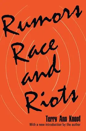 Knopf |  Rumors, Race and Riots | Buch |  Sack Fachmedien