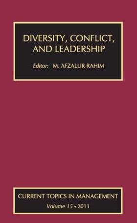 Rahim |  Diversity, Conflict, and Leadership | Buch |  Sack Fachmedien