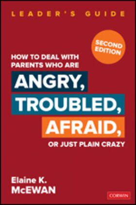 McEwan / McEwan-Adkins |  How to Deal With Parents Who Are Angry, Troubled, Afraid, or Just Plain Crazy | Buch |  Sack Fachmedien