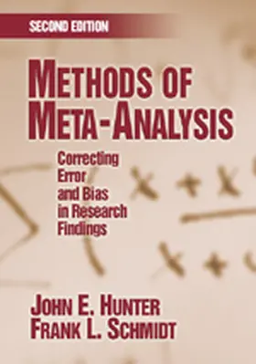 Hunter / Schmidt |  Methods of Meta-Analysis | Buch |  Sack Fachmedien