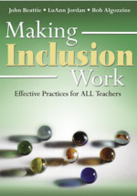 Beattie / Jordan / Algozzine |  Making Inclusion Work | Buch |  Sack Fachmedien