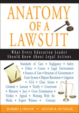 Shoop / Dunklee |  Anatomy of a Lawsuit | Buch |  Sack Fachmedien