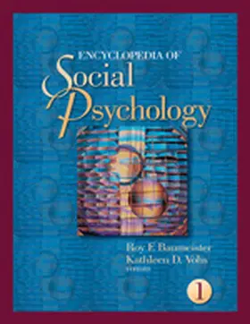 Baumeister / Vohs |  Encyclopedia of Social Psychology 2 Vol Set | Buch |  Sack Fachmedien