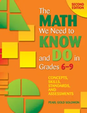 Solomon |  The Math We Need to Know and Do in Grades 6-9 | Buch |  Sack Fachmedien