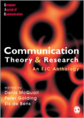 De Bens / McQuail / Golding |  Communication Theory and Research | Buch |  Sack Fachmedien