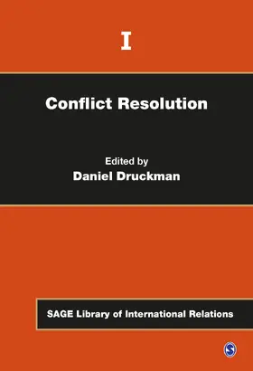 Druckman / Diehl |  Conflict Resolution | Buch |  Sack Fachmedien