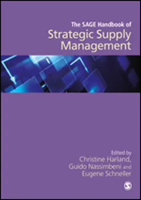 Harland / Nassimbeni / Schneller |  The SAGE Handbook of Strategic Supply Management | Buch |  Sack Fachmedien