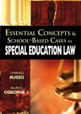 Russo / Osborne |  Essential Concepts and School-Based Cases in Special Education Law | Buch |  Sack Fachmedien