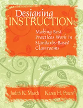 March / Peters |  Designing Instruction | Buch |  Sack Fachmedien