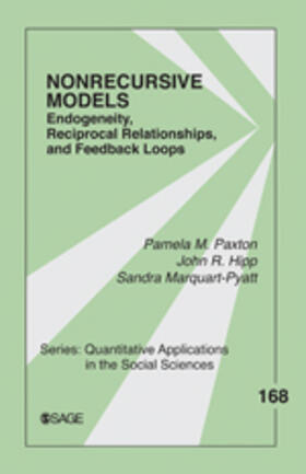 Paxton / Hipp / Marquart-Pyatt |  Nonrecursive Models | Buch |  Sack Fachmedien