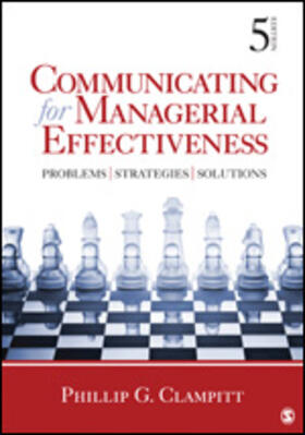 Clampitt |  Communicating for Managerial Effectiveness | Buch |  Sack Fachmedien
