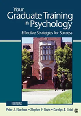 Giordano / Davis / Licht |  Your Graduate Training in Psychology | Buch |  Sack Fachmedien