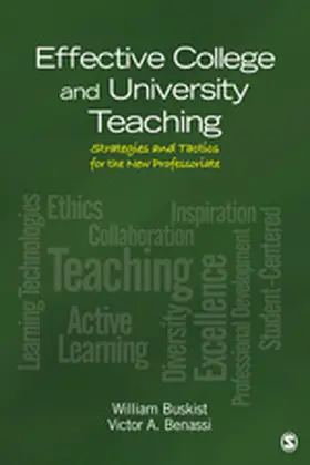 Buskist / Benassi |  Effective College and University Teaching | Buch |  Sack Fachmedien