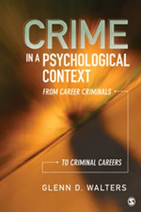 Walters |  Crime in a Psychological Context | Buch |  Sack Fachmedien