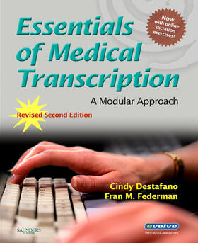 Destafano / Federman |  PROP - Essentials of Medical Transcription - Revised Reprint | Buch |  Sack Fachmedien