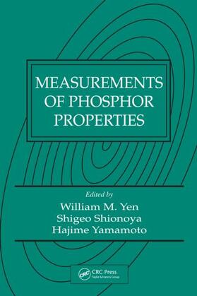 Yen / Shionoya / Yamamoto |  Measurements of Phosphor Properties | Buch |  Sack Fachmedien