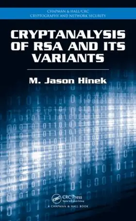 Hinek |  Cryptanalysis of RSA and Its Variants | Buch |  Sack Fachmedien