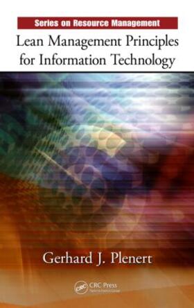 Plenert |  Lean Management Principles for Information Technology | Buch |  Sack Fachmedien