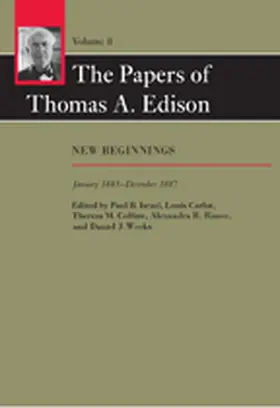 Edison / Carlat / Israel |  The Papers of Thomas A. Edison | Buch |  Sack Fachmedien