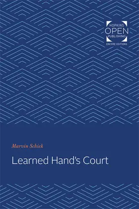 Schick |  Learned Hand's Court | Buch |  Sack Fachmedien